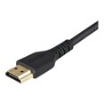 thumbnail image 3 of StarTech.com 1m (3ft) HDMI Cable with Locking Screw, 4K 60Hz HDR 10, High Speed HDMI 2.0 Monitor Cable with Locking Screw Connector for Secure Connection, HDMI Cable with Ethernet, M/M - Adjustable M3.0 Screw (HDMM1MLS) - Premium High Speed - HDMI cable with Ethernet - HDMI male to HDMI male locking - 3.3 ft - black - 4K60Hz (3840 x 2160) support, 3 of 4