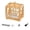 D, variant on SIfdSeng Bird Cage Travel Bird Cage Portable Bird | Small Birds Lightweight Parrots Cage with Standing Pole Detachable Tray Hook Handle Easy Transport Bird For