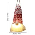 thumbnail image 2 of FAROOT Cartoon Christmas Forest Elder Doll Decoration with LED Lights, 2 of 7