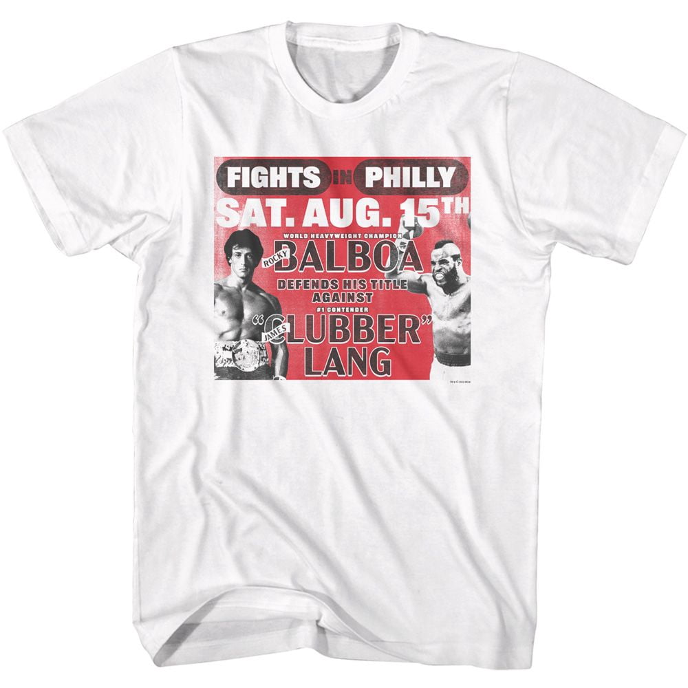 Rocky Balboa vs Lang White T-Shirt