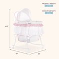 thumbnail image 2 of Dream On Me Lacy, Portable 2-in-1 Bassinet and Cradle, #442, 2 of 7