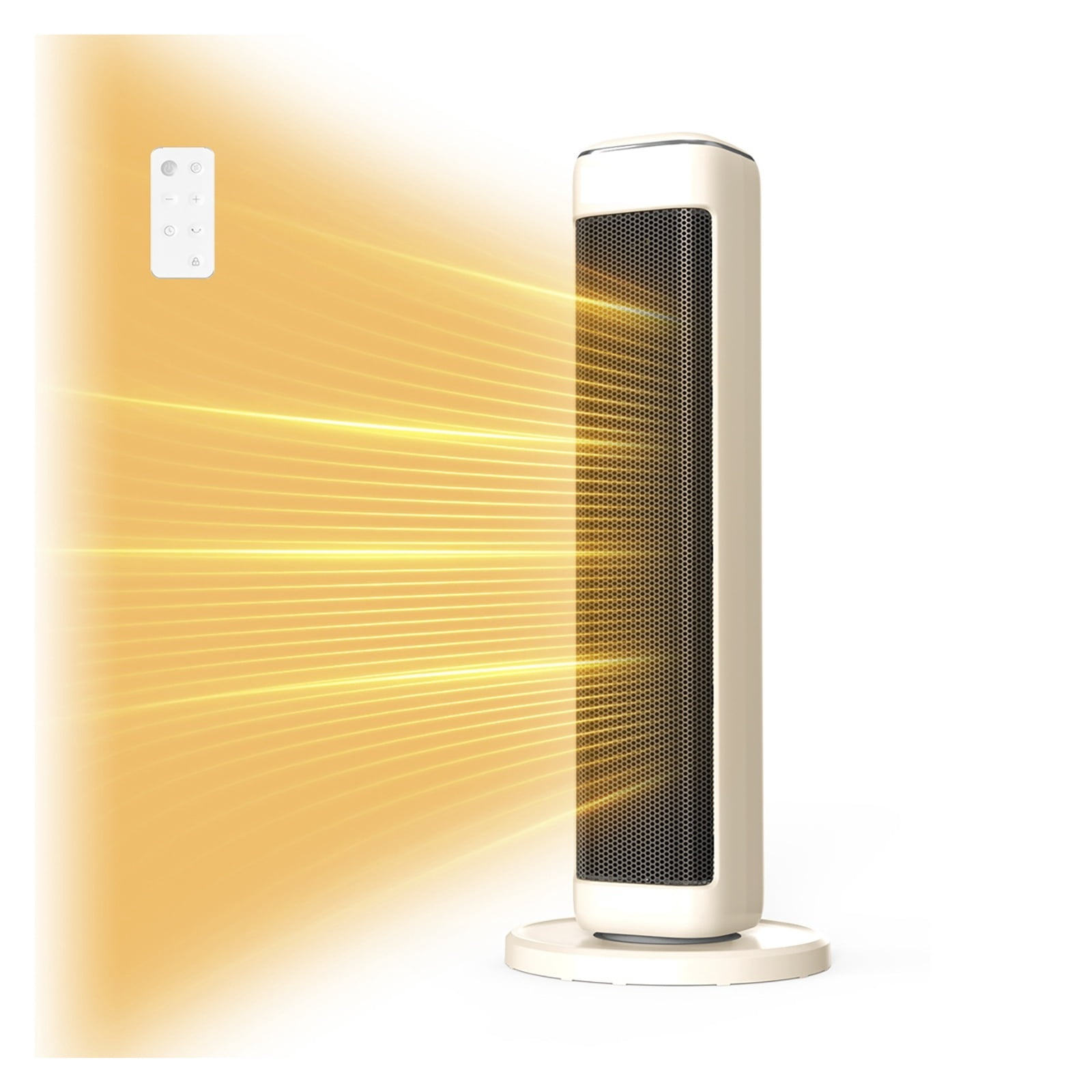 25" Space Heater for Indoor Use Large Room, Ceramic Tower Electric Heater with Thermostat ,Fast Warm Air Delivery