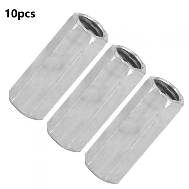 Hex Nut,10pcs M8 Long Rod Long Nuts Nut Fastener Meticulously Designed