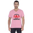 thumbnail image 1 of Inkmeso Mens Gradution Tee Shirt Proud Dad Of A Senior€ Graphic Print Tshirt For Daddy Gift, 1 of 7