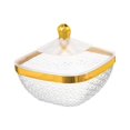 thumbnail image 3 of jifeng Countertop Fruit Bowl with Lid Fruit Basket for Kitchen Counter Fruit Snacks Square M, 3 of 9