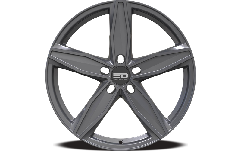 4 x jantes Euro Design Berlin en alliage Gunmetal mat de 17x7.5 pouces pour 2016 - 2026 Hyundai Santa Fe