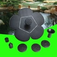 thumbnail image 1 of WIFKLSIIPG Solar Freestanding Floating Solar Bird Bath Water Garden Bird Bath Decor(Black), 1 of 8