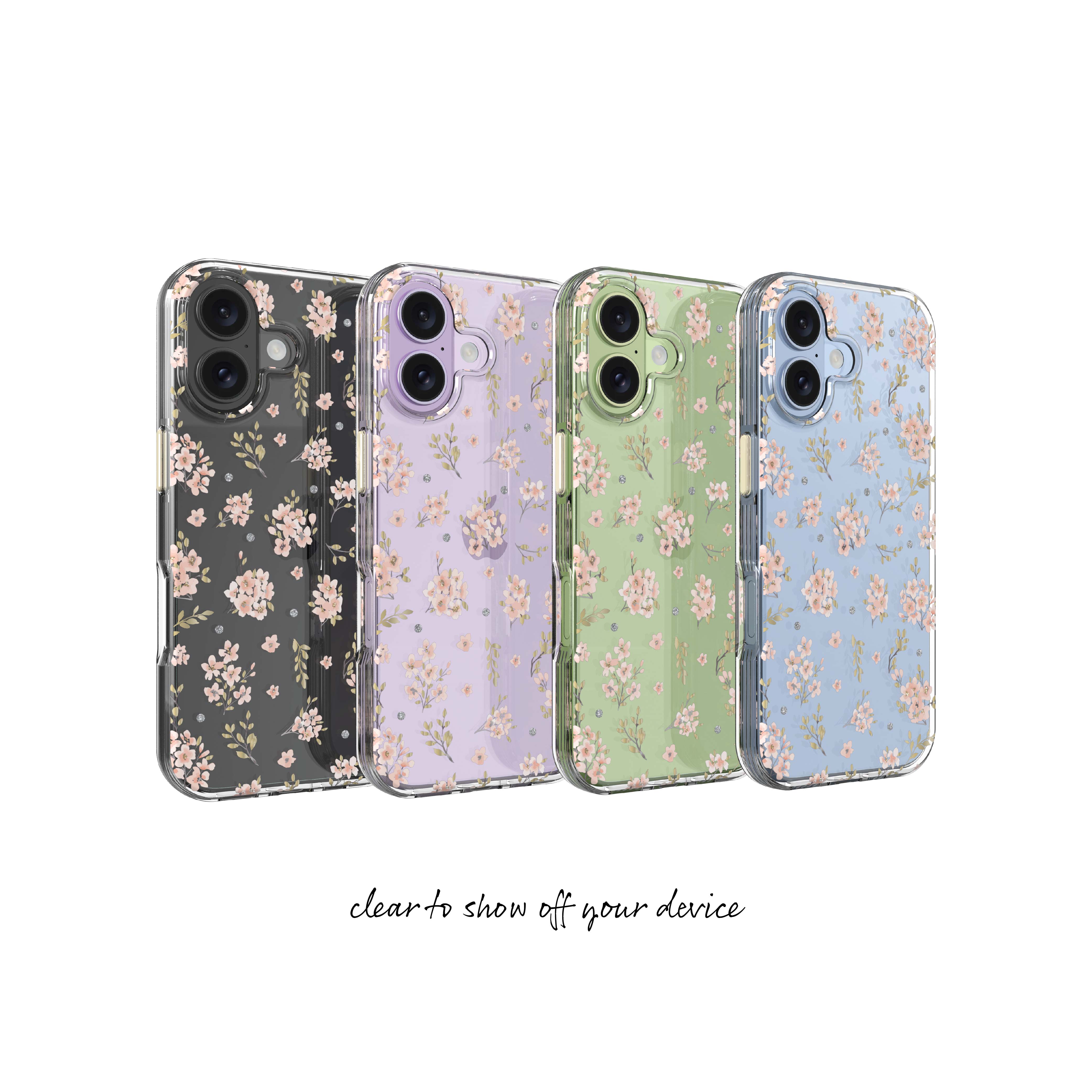 Petite Pink Floral Phone Case for iPhone 17