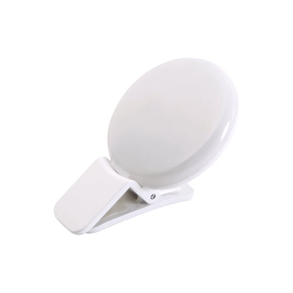 SNNROO Led Light Mask Cell Phone Battery Selfie Light for Phone with 3 Light Temperatures LED Light Cell Phone Laptop Photography Lighting Clip on Rechargeable Led Photography Lighting