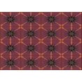 thumbnail image 1 of Ahgly Company Machine Washable Indoor Rectangle Transitional Burgundy Red Area Rugs, 5' x 7', 1 of 7