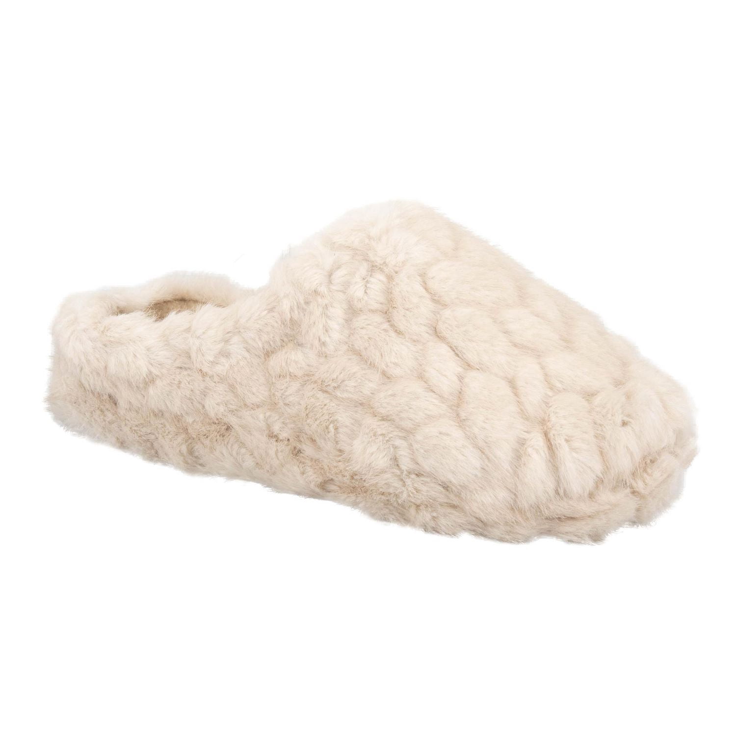 Pantoufles IsotonerMD Mavis en fausse fourrure et mousse à mémoire de forme pour femmes