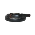 thumbnail image 1 of CTM®  Skinny Leather Dress Belt (Women's), 1 of 3