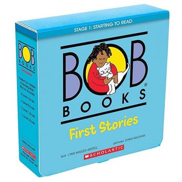 Bob Books - First Stories Box Set Decodable Phonics Books, Ages 4 and up, Kindergarten (Stage 1: Starting to Read)