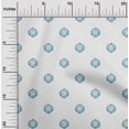 thumbnail image 1 of oneOone Cotton Poplin Fabric Circle Ikat Decor Fabric Printed BTY 42 Inch Wide, 1 of 1
