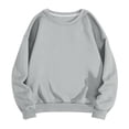 thumbnail image 1 of Chandail à Col Rond Décontracté pour Adultes Unisexe, Coupe Ample, Doux, Manches Longues, Chandail d'Entraînement, Hauts, Tenues Assorties pour Couples, 1 of 5