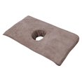 thumbnail image 2 of Tachiuwa Serviette de Table de Massage Oreiller de Visage Serviette avec Trou Lavable Réutilisable Protecteur de Peau Café, 2 of 9