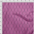 thumbnail image 4 of oneOone Viscose Tissu Violet Géométrique Ogee Robe Tissu Tissu Imprimé par la Cour 42 Pouces de Large, 4 of 4