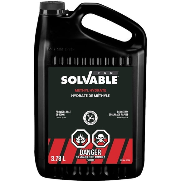 SOLVABLE PRO - Hydrate de Méthyle, 3,78 L