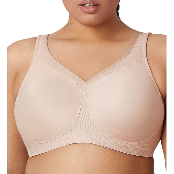 Women's Glamorise 1006 The Ultimate Full Figure Soft Cup Sports Bra (Cafe 50D)