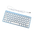 thumbnail image 2 of Milaget Clavier Filaire USB Compact 78 Touches pour Ordinateur Personnel Domestique Industriel, 2 of 9