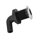 thumbnail image 1 of BOAT THRU HULL FITTINGS HOSE NYLON THROUGH HULL FOR BOAT TRANSOMS YACHT, 1 of 7