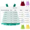 thumbnail image 3 of Cowsor Baby Girl Dress Flower Tulle Party Dresses Princess Pageant Birthday Wedding, 3 of 5