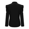 thumbnail image 5 of IROINID Veste Blazer Femme Manches Longues Couleur Unie Col Rabattu, Veste de Bureau Décontractée Cardigans Veste Longue, 5 of 5