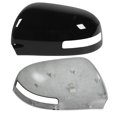 thumbnail image 3 of Side Door Rearview Mirror Cover Trim, Car Rearview Mirror Cap Trim, Driver Passenger Side Mirror Cover Cap Lid Left 7632C647HA, Right 7632C490HA Gloss Black, 3 of 7