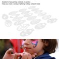 thumbnail image 4 of Modèle de Peinture pour Visage, 20 Pcs Modèle de Peinture pour Corps avec Boucle Ronde pour les Fêtes, 4 of 8