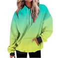 thumbnail image 1 of Besolor Oversized Sweatshirt for Women Fall Plus Size Long Sleeve Gradient Color Hoodies Baggy Clothes for Ladies, 1 of 7