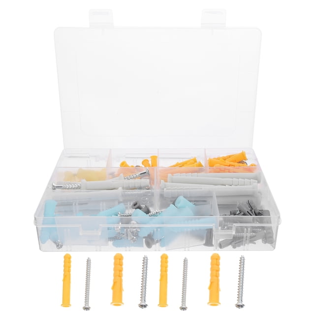 1 Ensemble Assortiment d'Ancres pour Cloison Sèche Kit d'Ancrage pour Mur Sec et Vis pour Béton