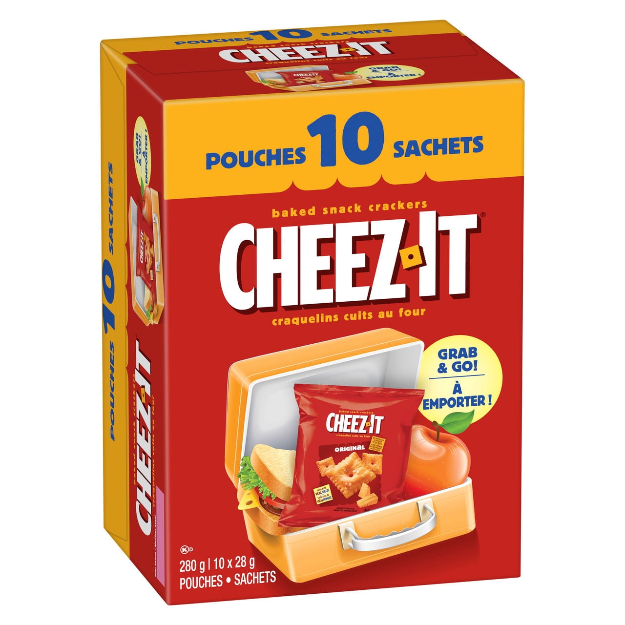 Cheez It Sachets de Craquelins Originaux 10x28g