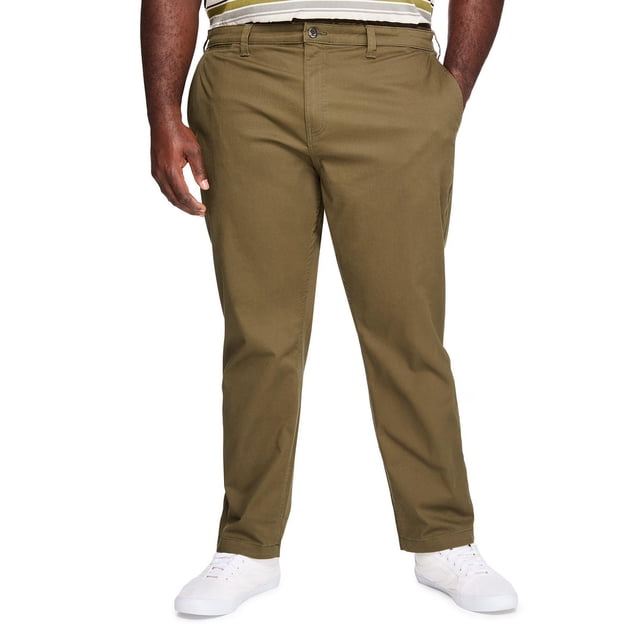 George Big Men's Slim Straight Chino Pant