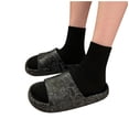 thumbnail image 4 of Cloud Slides for Women Cute Cartoon Print Shower Slippers Comfort Quick Drying Bath Sandals Soft Platform Sandals, 4 of 4