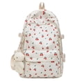 thumbnail image 1 of Floral Backpack for Girls - Lightweight Travel Daypack Cute Flower Rucksack with Large Capacity Ideal for School and Commute, 1 of 3