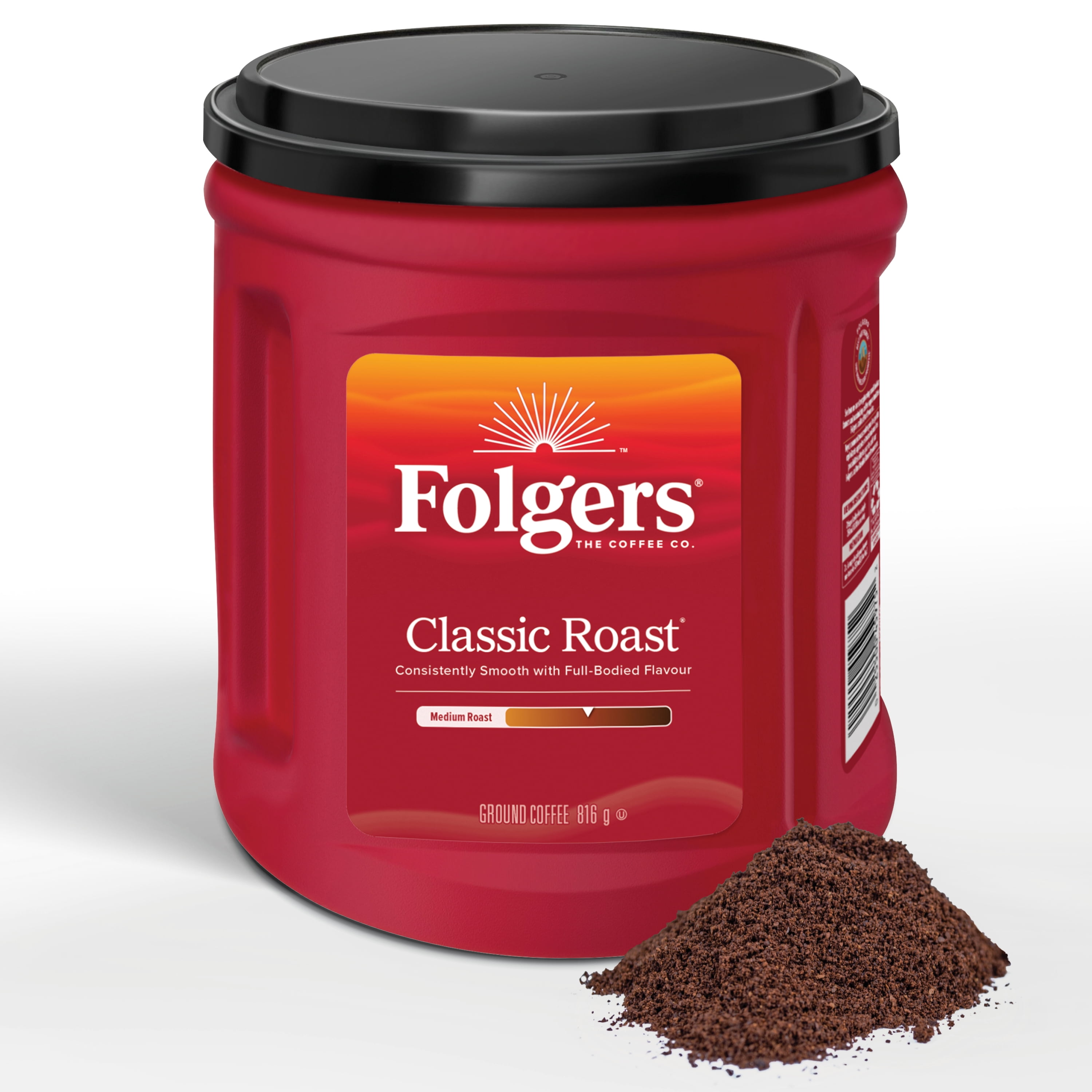 Folgers Classic Medium Roast Ground Coffee 816 g