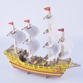 thumbnail image 4 of Kids Wooden Puzzle Kit DIY Merchant Ship Design Wooden Trick Wooden Model Kit, 4 of 10