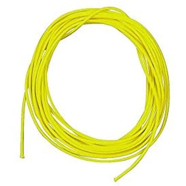 Yamaha Corde de Levier de Valve de Rotor Tressée en Polyester Convient à Tout Rotor en Laiton 2 m, Gros Plan Centré d'Une Corde de Valve de Rotor en Polyester Tressé de 2 m pour instruments en Laiton Montrant une texture Tressée et un Profil de Cordon Étroit; Convient aux rotors de Cor Français, de trombone et de tuba et Est Souvent Utilisé comme Cordon de Rechange pour les Trousses d'Entretien.