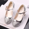 thumbnail image 4 of FhsagQ Bottes Chaussures pour Enfants Bottes Garçons Taille 5 Chaussures pour Enfants Talons Hauts Filles Chaussures de Princesse Chaussures de Robe Chaussures de Performance Chaussures pour Enfants Garçons Chaussures d'Hiver Taille 3 Blanc Filles Chaussures d'Hiver Argent Taille 32, 4 of 6
