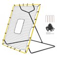 thumbnail image 1 of KFFKFF Softball and Baseball Rebound Net, 4 x 4.5 ft, Ideal for Pitch and Field Practice, Includes Pitching Target, Adjustable to 4 Positions, 1 of 9