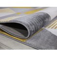 thumbnail image 3 of A2Z Paris 1950 Pyramid Modern Contemporary Soft Large Office Area Rug Tapis Carpet (3x5 4x6 5x7 5x8 7x9 8x10), 3 of 5