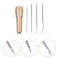 thumbnail image 3 of CIMAXIC 1 Set of Copper Handle Sewing Awls Portable Copper Awls Sewing Awls Repair Tools,4.72"X0.79"X0.79", 3 of 4