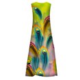 thumbnail image 3 of Innerwin Longues Robes Maxi à Imprimé Floral pour Femmes, Robe d'Été de Plage, Vacances, Sans Manches, Robe Débardeur Hawaïenne Style L 4TG, 3 of 4