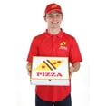 thumbnail image 1 of Adult Pizza Delivery Guy Costume with Box, 1 of 5