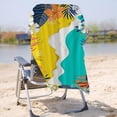 thumbnail image 4 of Large Microfiber Beach Towel for Travel Swimming and Outdoor Leisure Activities, 4 of 4
