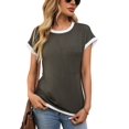 thumbnail image 1 of T-shirts à Manches Courtes pour Femmes Vert G, 1 of 7