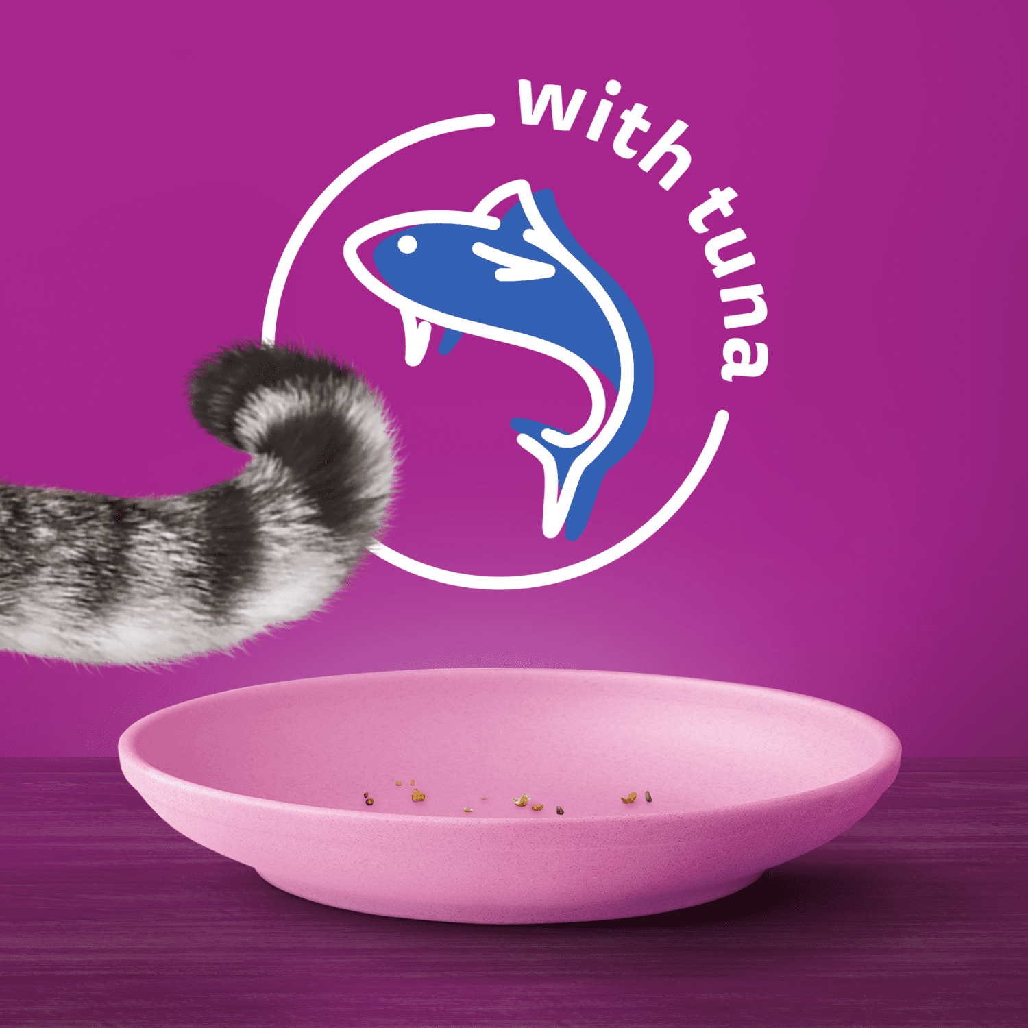 Nourriture sèche pour chats adultes WHISKAS Sélections de thon avec arôme naturel de thon, sac de 2 kg