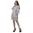 thumbnail image 3 of Moomaya Robe de Plage Imprimée Vêtements de Vacances Femmes Robes en Georgette pour Femmes, 3 of 6
