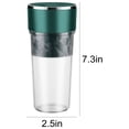 thumbnail image 3 of Portable Blender Usb Rechargeable,Portable USB Rechargeable Personal Blender with 4 Blades - Handheld Blender for Shakes and Fruit Juices, 3 of 8