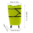 thumbnail image 2 of Accelerateh 2 In 1 Foldable Shopping Cart Trolley Bag Portable Green Storage Solution With Wheels For Efficient Transport, 2 of 3